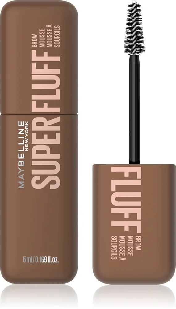 MAYBELLINE NEW YORK Super Fluff Mousse - Гель для бровей, 5 мл, оттенок 255 Soft Brown
