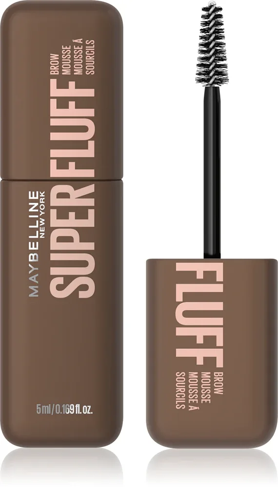 MAYBELLINE NEW YORK Super Fluff Mousse - Гель для бровей, 5 мл, оттенок 257 Medium Brown
