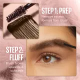 MAYBELLINE NEW YORK Super Fluff Mousse - Гель для бровей, 5 мл, оттенок 257 Medium Brown — фото 5
