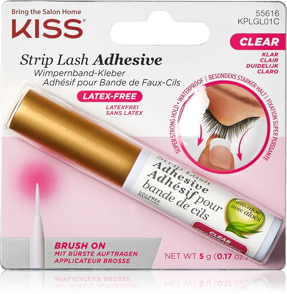 Клей для накладных ресниц KISS Strip Lash Adhesive для ресниц на ленте, 5 г