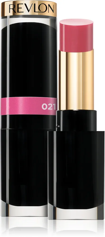 Revlon Cosmetics Super Lustrous Glass Shine - Увлажняющая блестящая помада, 3.1 г, оттенок N°021 So Sleek Pink