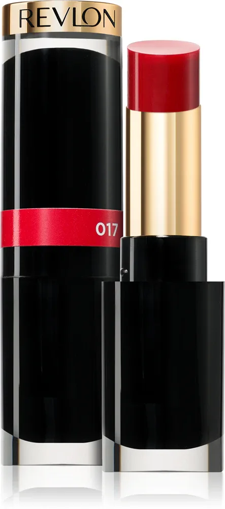 Revlon Cosmetics Super Lustrous Glass Shine - Увлажняющая блестящая помада, 3.1 г, оттенок N°017 Love is On