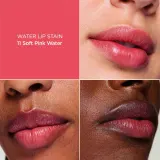 Clarins Water Lip Stain - Блеск для губ с матовым эффектом и увлажняющим действием, 7 мл, оттенок 11 soft pink water — фото 2