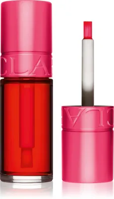 Clarins Water Lip Stain - Блеск для губ с матовым эффектом и увлажняющим действием, 7 мл, оттенок 01 rose water