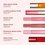 Clarins Water Lip Stain - Блеск для губ с матовым эффектом и увлажняющим действием, 7 мл, оттенок 03 red water — фото 8