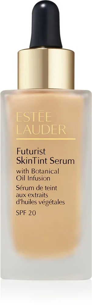 Estee Lauder Futurist SkinTint Serum Foundation With Botanical Oil Infusion SPF 20 - Тональная основа с SPF 20, 30 мл, оттенок 1W1 Bone