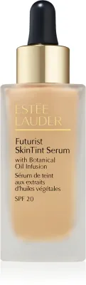 Estee Lauder Futurist SkinTint Serum Foundation With Botanical Oil Infusion SPF 20 - Тональная основа с SPF 20, 30 мл, оттенок 1W1 Bone