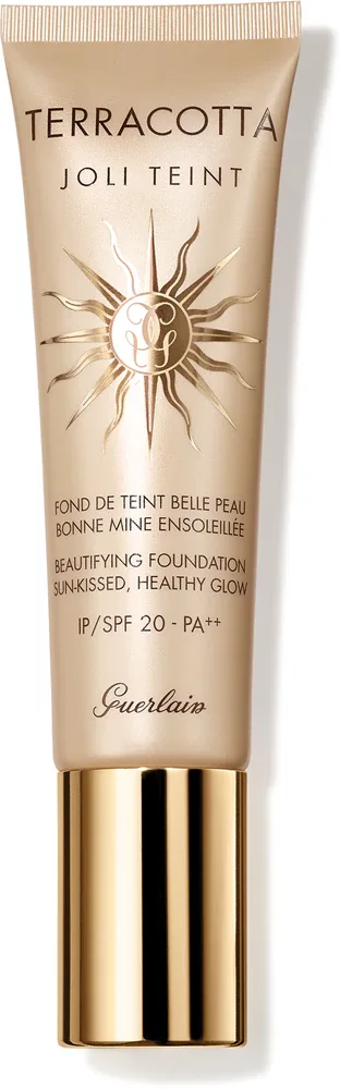 GUERLAIN Terracotta Joli Teint Beautifying Foundation - Тональная основа с эффектом сияния для естественного вида SPF 20, 30 мл, оттенок Clair/Light