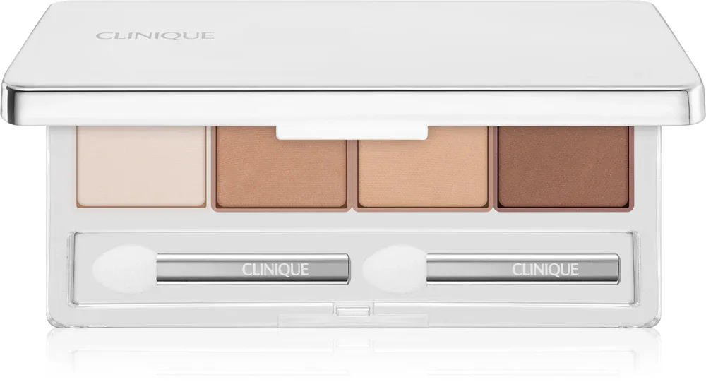 Clinique All About Shadow Quad - Палетка теней для век: палетка теней для век, 3.3 г, оттенок Teddy Bear