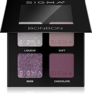 Sigma Beauty Quad - Палетка теней для век: палетка теней для век, 4 г, оттенок Bonbon