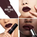 DIOR Rouge Dior The Refill - Помада для губ с долгим действием, 3.5 г, оттенок 500 Nude Soul Velvet — фото 2