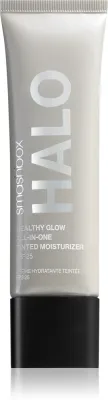 Smashbox Halo Healthy Glow All-in-One Tinted Moisturizer SPF 25 Mini - Тонирующий крем для лица с увлажняющим эффектом и SPF 25, 12 мл, оттенок Light