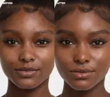 Smashbox Halo Healthy Glow All-in-One Tinted Moisturizer SPF 25 Mini - Тонирующий крем для лица с увлажняющим эффектом и SPF 25, 12 мл, оттенок Dark Neutral — фото 3