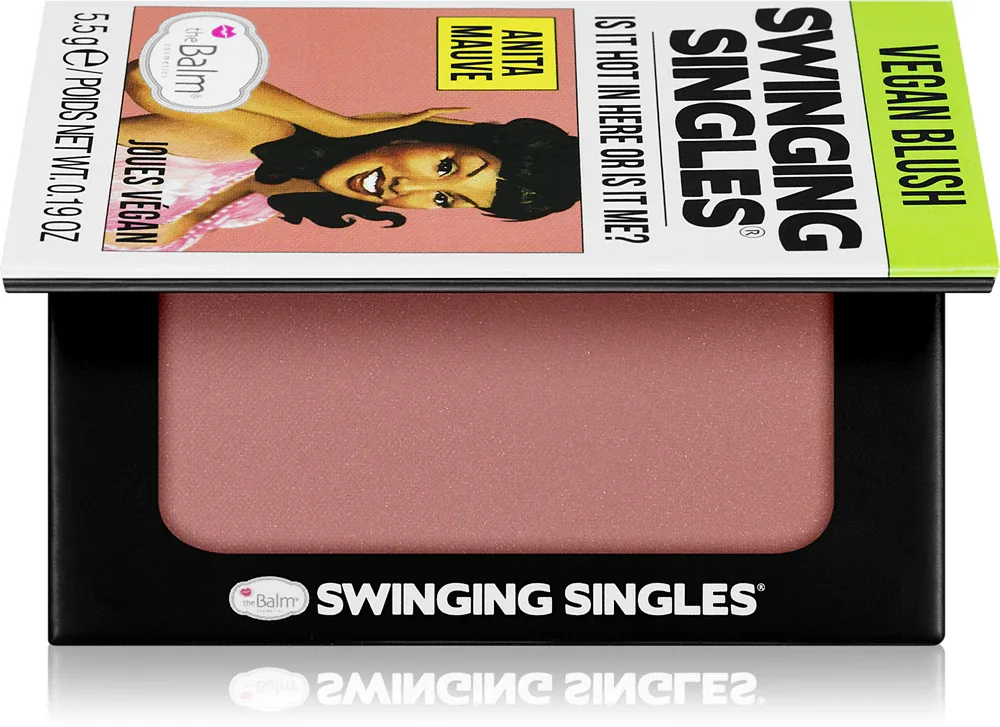 theBalm Swinging Singles Blush - Румяна в компакте, 5.5 г, оттенок Anita Mauve