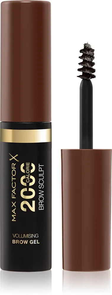 Max Factor 2000 Calorie Brow Sculpt - Гель для бровей, 4.5 мл, оттенок 004 Black Brown
