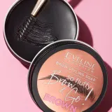 Мыло для укладки бровей Eveline Cosmetics Brow Go! прозрачное, с гелевой формулой, 25 г, оттенок Brown — фото 2