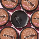 Мыло для укладки бровей Eveline Cosmetics Brow Go! прозрачное, с гелевой формулой, 25 г, оттенок Brown — фото 3