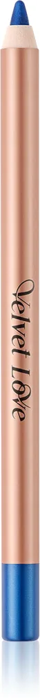 Карандаш для глаз ZOEVA Velvet Love Eyeliner Pencil зелёный с блеском, оттенок Metallic Marine Blue