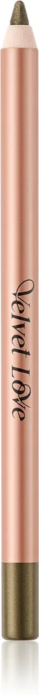 Карандаш для глаз ZOEVA Velvet Love Eyeliner Pencil зелёный с блеском, оттенок Metallic Khaki