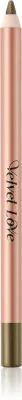 Карандаш для глаз ZOEVA Velvet Love Eyeliner Pencil зелёный с блеском, оттенок Metallic Khaki