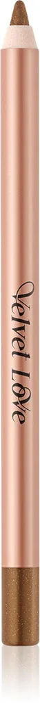 Карандаш для глаз ZOEVA Velvet Love Eyeliner Pencil зелёный с блеском, оттенок Metallic Bronze