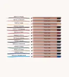 Карандаш для глаз ZOEVA Velvet Love Eyeliner Pencil зелёный с блеском, оттенок Metallic Bronze — фото 4