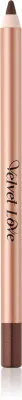 Карандаш для глаз ZOEVA Velvet Love Eyeliner Pencil зелёный с блеском, оттенок Metallic Cocoa