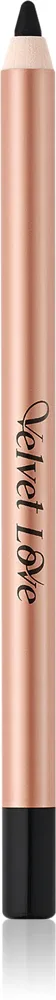 Карандаш для глаз ZOEVA Velvet Love Eyeliner Pencil зелёный с блеском, оттенок Perfect Black