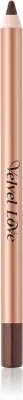 Карандаш для глаз ZOEVA Velvet Love Eyeliner Pencil зелёный с блеском, оттенок Metallic Chocolate