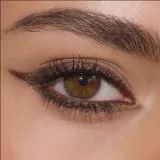 Карандаш для глаз ZOEVA Velvet Love Eyeliner Pencil зелёный с блеском, оттенок Metallic Chocolate — фото 3