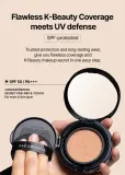 JUNG SAEM MOOL Essential Skin Nuder Longwear Cushion - Долговременный тональный фонд в губке SPF 50+ + наполнитель, 2 г, оттенок Fair Light — фото 2
