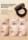 JUNG SAEM MOOL Essential Skin Nuder Longwear Cushion - Долговременный тональный фонд в губке SPF 50+ + наполнитель, 2 г, оттенок Light — фото 3