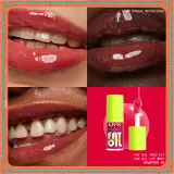 NYX Professional Makeup Gingerbaddie Land Fat Oil - Блеск для губ: набор подарочный для губ, 3 шт — фото 4