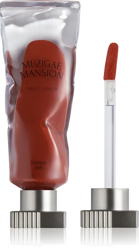 MUZIGAE MANSION Objet Liquid - Долговременная жидкая помада с матовым финишем, 6 мл, оттенок 006 Notable