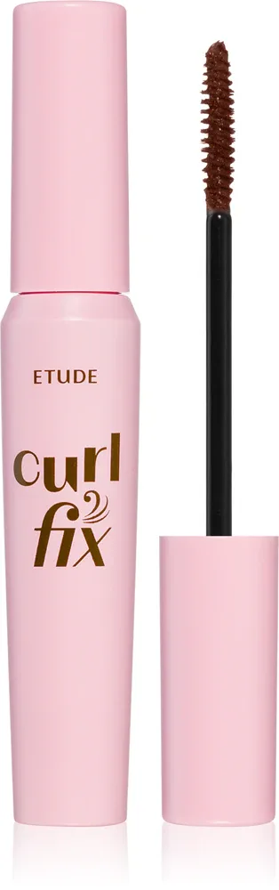 ETUDE Curl Fix Mascara - Водостойкая тушь для ресниц, придающая объем и изогнутость, 8 г, оттенок 02 Brown