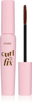 ETUDE Curl Fix Mascara - Водостойкая тушь для ресниц, придающая объем и изогнутость, 8 г, оттенок 02 Brown