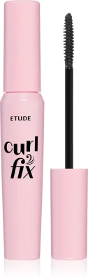 ETUDE Curl Fix Mascara - Водостойкая тушь для ресниц, придающая объем и изогнутость, 8 г, оттенок Black