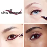 DIOR Diorshow Liquid Liner - Жидкая подводка для глаз в водостойком маркере, 0.55 мл, оттенок 881 Satin Burgundy — фото 2