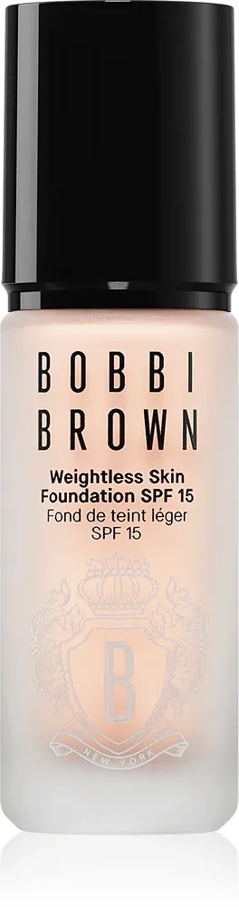 Bobbi Brown Weightless Skin Foundation SPF 15 Mini - Долговременное матирующее тональное средство с увлажняющим эффектом, 13 мл, оттенок Ivory