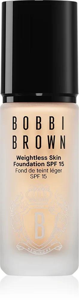 Bobbi Brown Weightless Skin Foundation SPF 15 Mini - Долговременное матирующее тональное средство с увлажняющим эффектом, 13 мл, оттенок Warm Sand