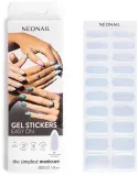 NEONAIL Easy On Gel Stickers - Наклейки на ногти для использования с УФ/Светодиодной лампой, 20 шт, оттенок M11 — фото 1