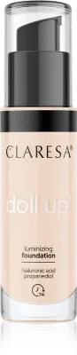 Claresa Doll Up! - Тональная основа для естественного сияния, 34 г, оттенок 03 Light Medium