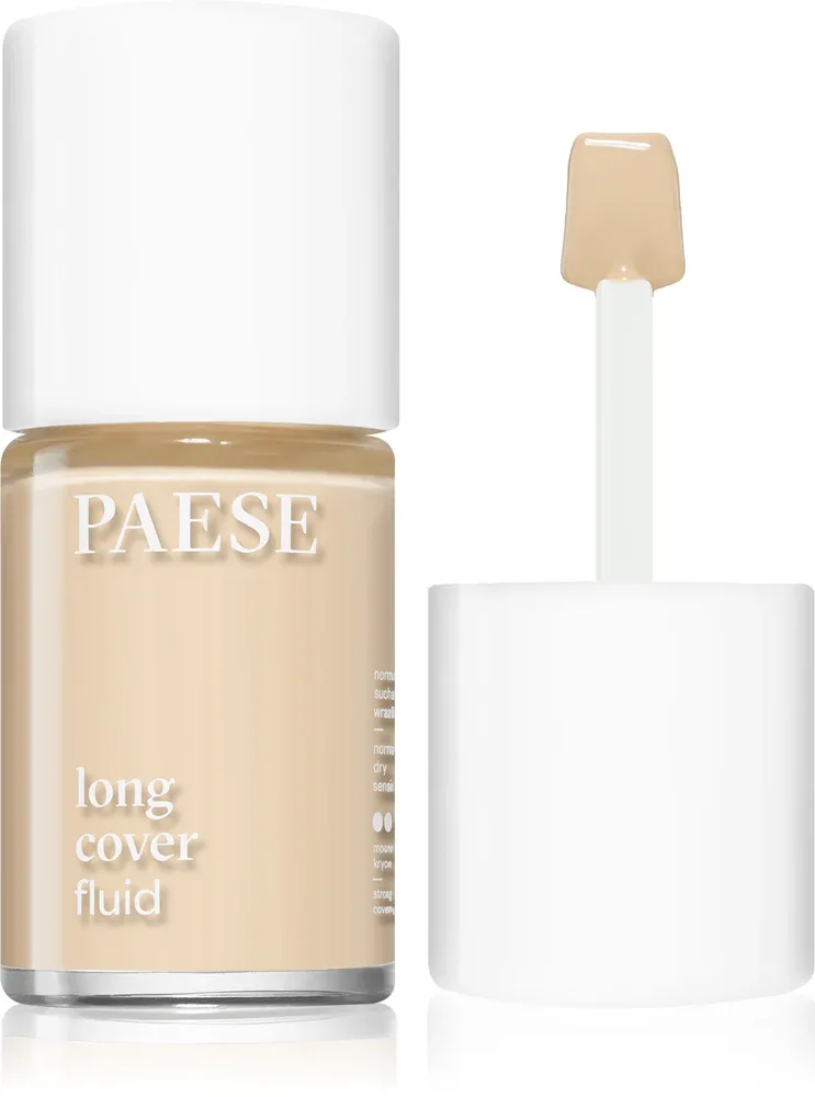 Paese Long Cover Fluid - Тональный флюид, 30 мл, оттенок 01 Light Beige