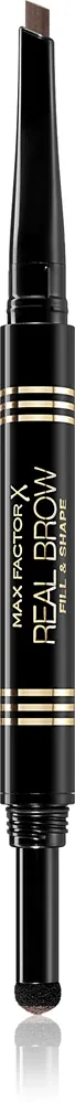 Max Factor Real Brow Fill & Shape - Карандаши для бровей, 0.6 г, оттенок 02 Soft Brown
