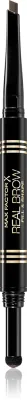 Max Factor Real Brow Fill & Shape - Карандаши для бровей, 0.6 г, оттенок 03 Medium Brown