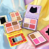 Rude Cosmetics Manga Face Palette - Палетка многофункциональная для лица, 11.2 г, оттенок Purr-fect Neko-Chan — фото 4