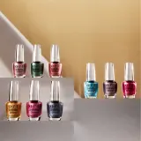 OPI Metalic Mega Mix Infinite Shine - Лак для ногтей, 15 мл, оттенок DeJa RoUgE — фото 5