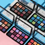 Палетка теней для век J.Cat Beauty Dia Noche матовые и мерцающие оттенки, стойкая, 16 г, оттенок 104 Around The Clock — фото 3