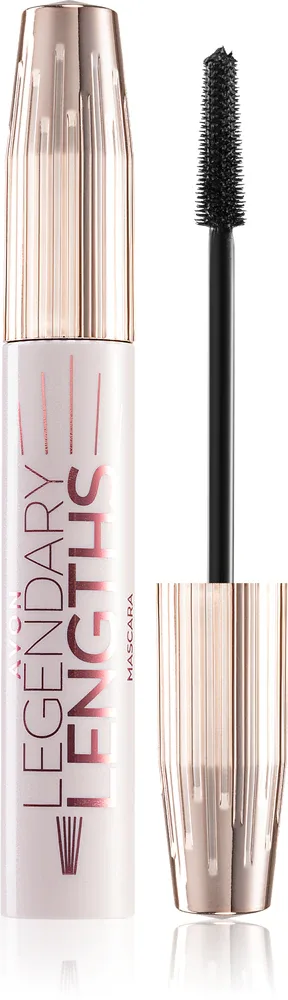 Avon Legendary Lenghts - Тушь для ресниц, удлиняющая и утолщающая, 10 мл, оттенок Black