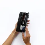 Несессер дорожный Notino Travel Collection In-Flight Pouch прозрачный, 2 отделения на молнии, 1 шт — фото 5